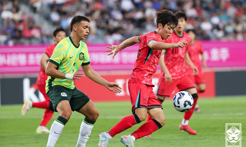 배준호 돋보인 이민성호, 데뷔전서 호주와 0-0 무승부